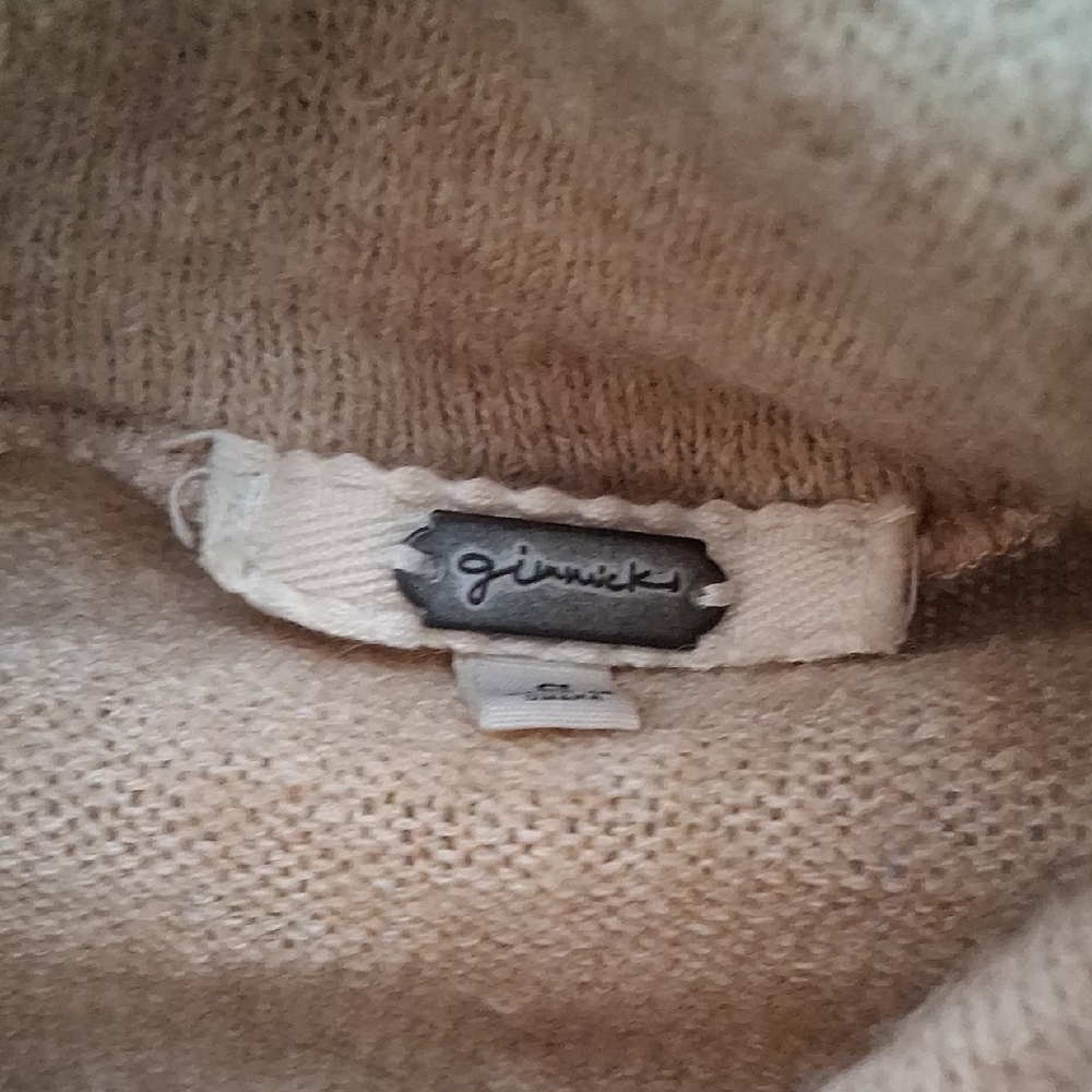 Gimmicks by BKE Tan Cowl Neck Sweater - Picture 2 of 8